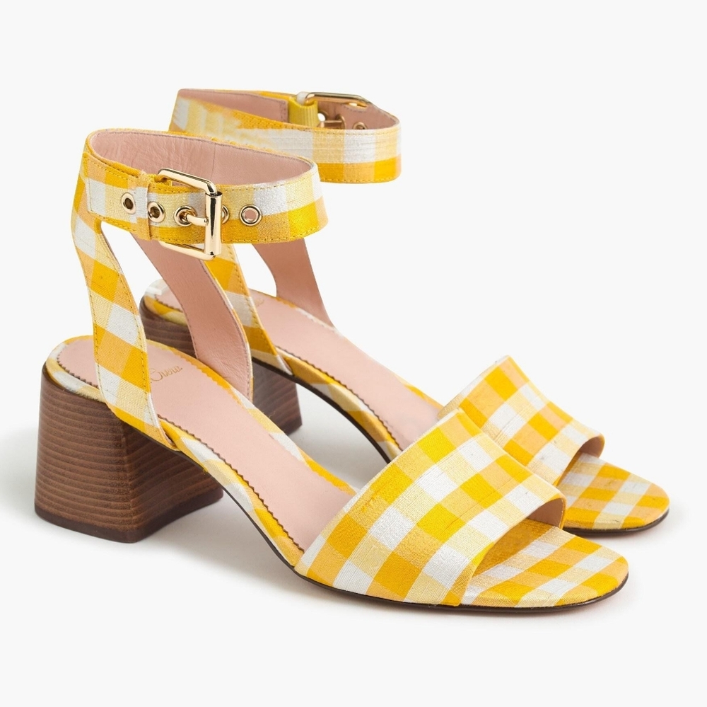 J. Crew | Gingham Penny Sandals